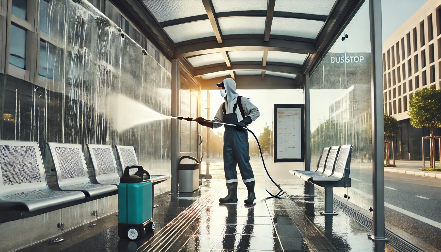 Haltestellenreinigung