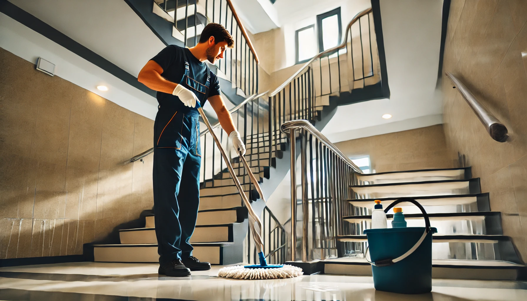 Treppenhausreinigung