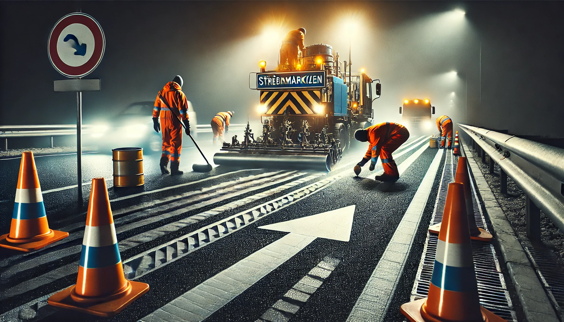 Straßenmarkierungen