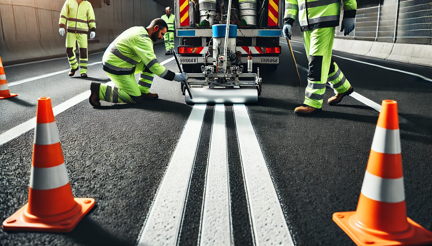 Straßenmarkierungen