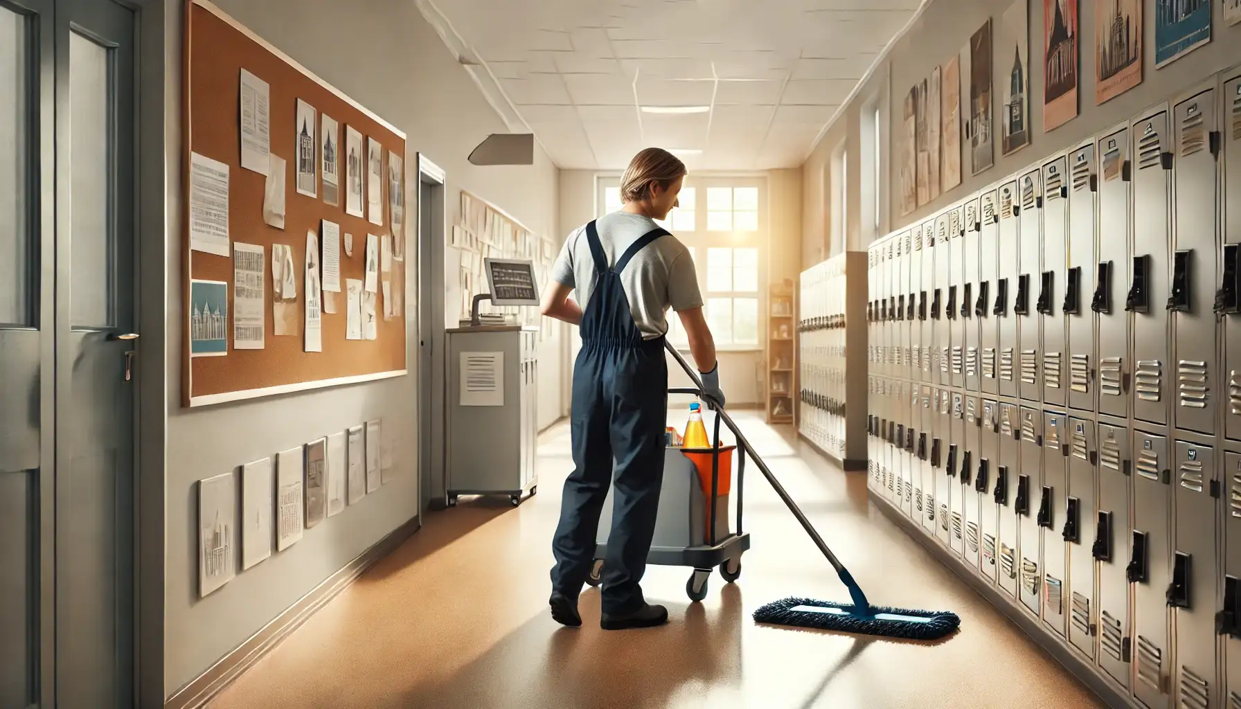 Reinigung von Bildungszentren